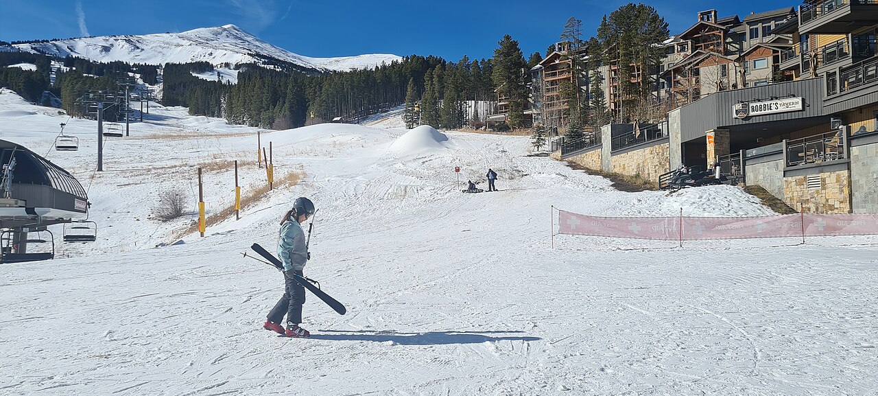 Breckenridge ski resort slopes in Colorado